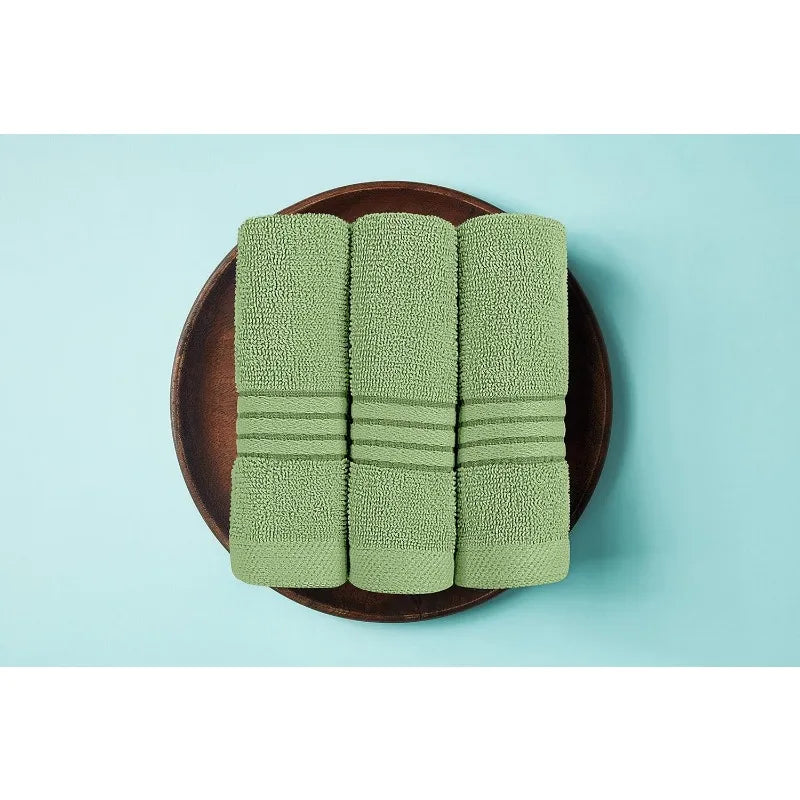 8-Piece Premium Towel Set, 100% Ring Spun Cotton Towels