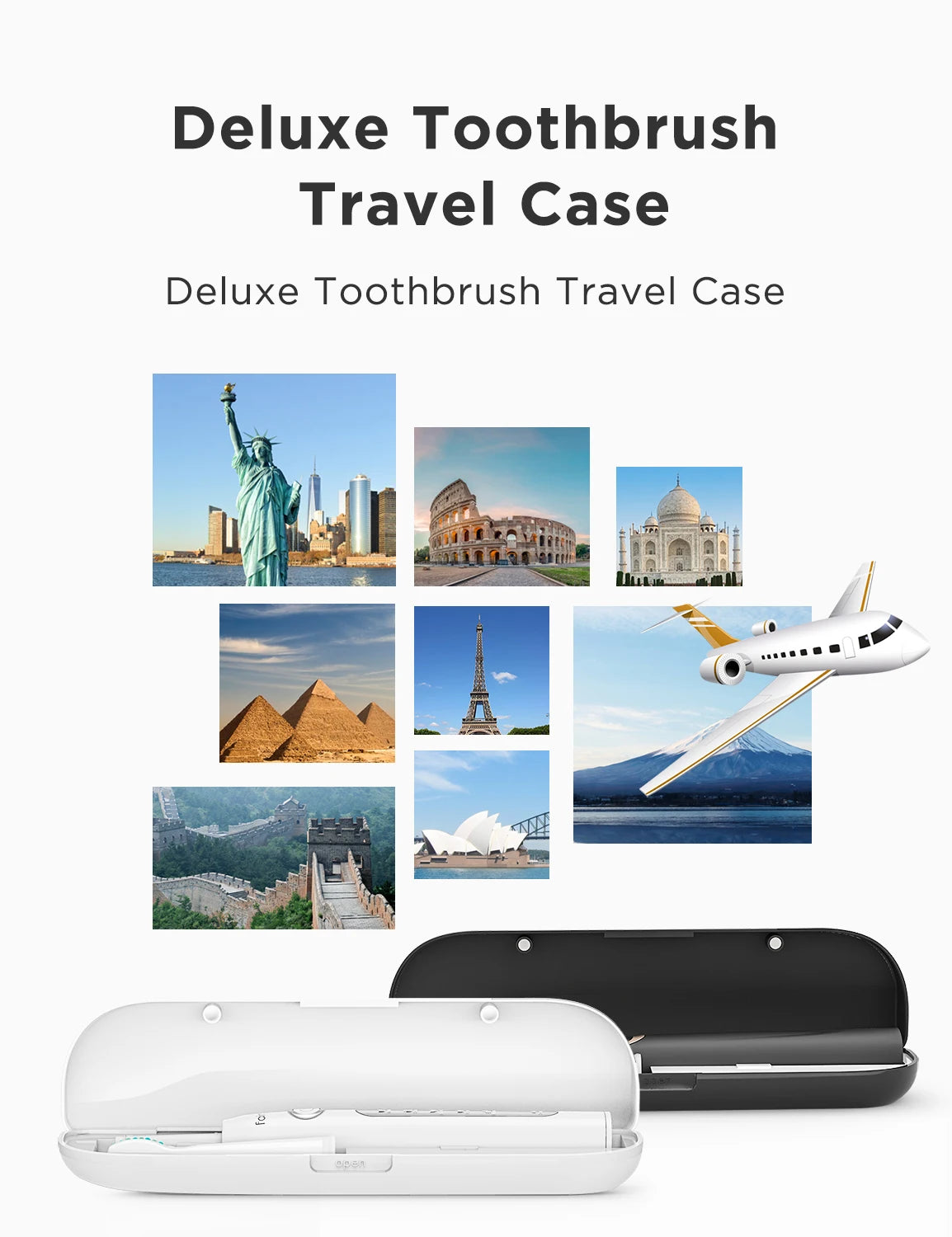 Fairywill Sonic Electric Toothbrush FW-D7 Set USB Charge