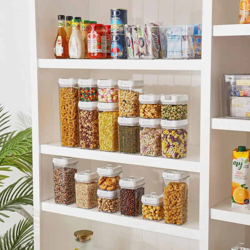 21 PCS Airtight Food Storage Containers Set BPA Free Plastic
