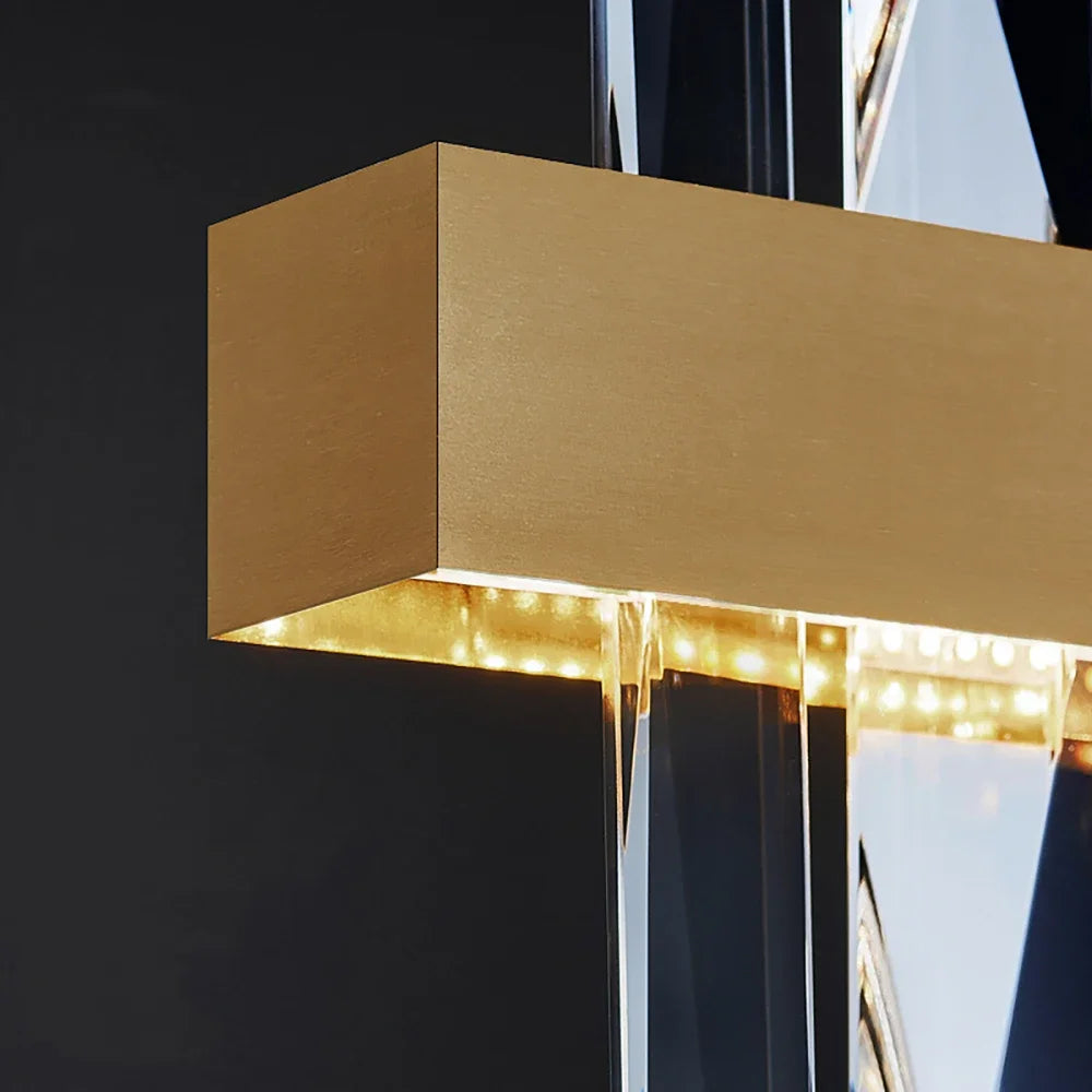 Modern Luxury Crystal Pendant Light for Dining Room and Living Room Home Decoration
