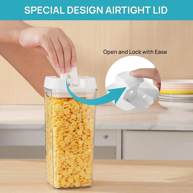 21 PCS Airtight Food Storage Containers Set BPA Free Plastic